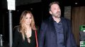 jennifer-lopez-wears-cutout-blouse-with-high-slit-plaid-skirt-on-date-night-with-ben-affleck