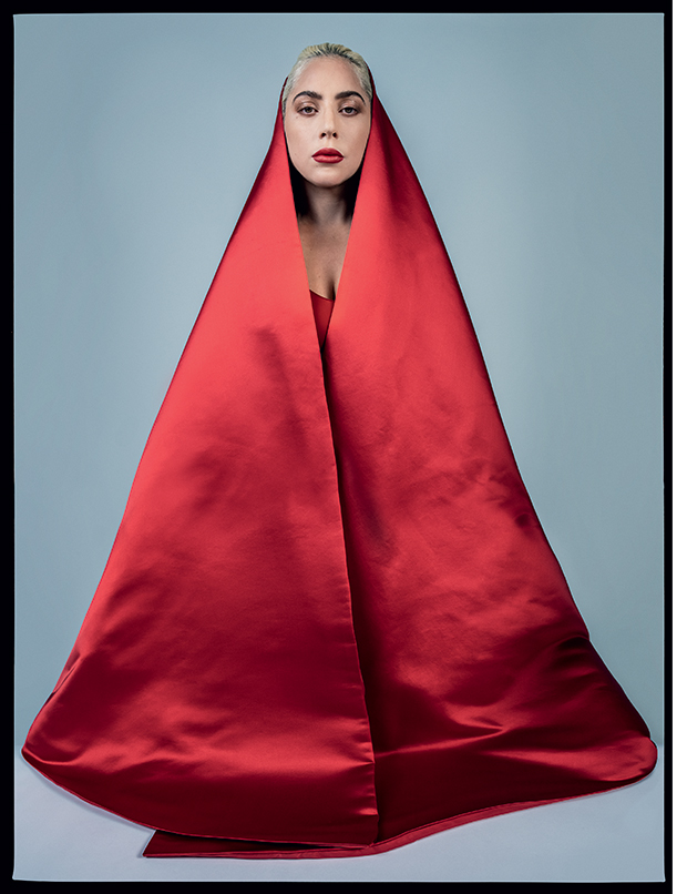In a shocking 'W Magazine' spread, Lady Gaga cuts her face off with scissors