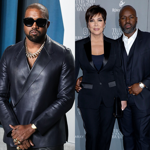 Kanye West, Kris Jenner, Corey Gamble