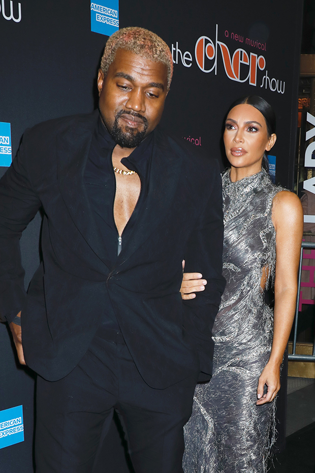 Kim Kardashian and Kanye Wes
